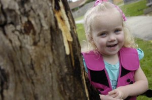 Sophy Mylonas now has a vest, designed for sufferers of Cystic Fibrosis, thanks to the generosity of the local community.
Picture: MEAGAN ROGERS