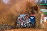 Top fueller in action at the Tooradin Tractor Pull and Truck Show.
133420 Picture: GARY SISSONS
