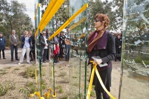 Tribute to garden creator