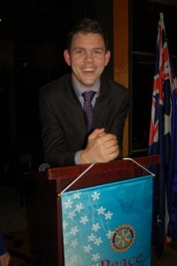 Selfless Jared awarded Paul Harris Fellow