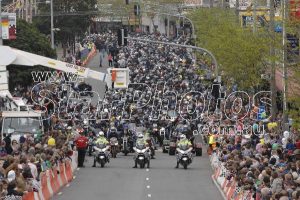 Bikers run out of road