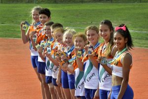Little athletes step up