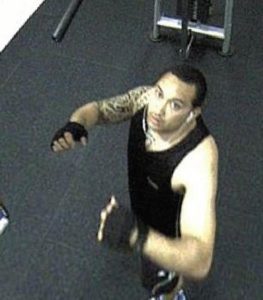 Photo fit to catch gym raider