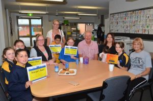 Morning tea with the principal