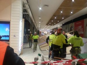Wall collapse injures five in Cranbourne shopping centre