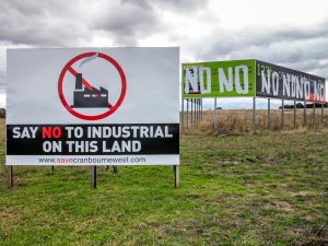 Industrial zone draws mass protest