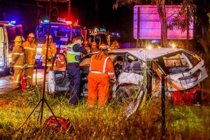 Man critical after smash