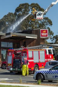Golf club fire not deliberate