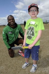Young sports get a taste of the big time