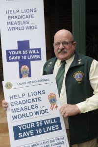 Lions fund-raise for measles jab