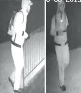 TV hunt for burglar