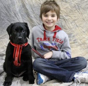 It’s puppy love for carer-in-training