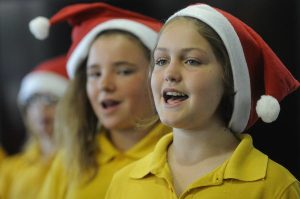 Ukulele band brightens day