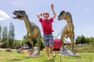 Dinosaurs pack in the Christmas crowds