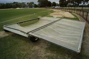 Sight screens vandalised again