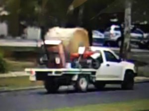 Stolen bike loaded on ute