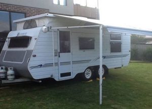 Hunt for stolen caravan