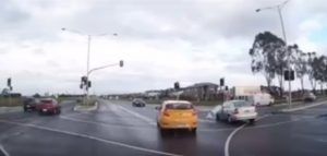 Ghost car crashes in