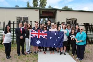 Flag pole a salute to Anzacs