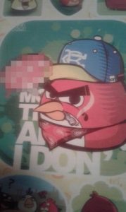 Angry Birds drop F-bomb