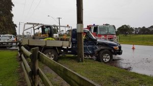 Multi-car crash at Clyde