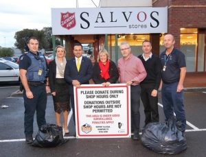Council warns of illegal after-hours charity donations