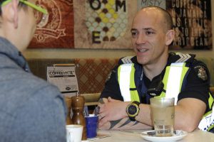 Cops warm up to residents