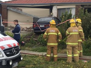 Police appeal after house car crash