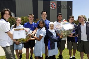 Hampers donated by generous students