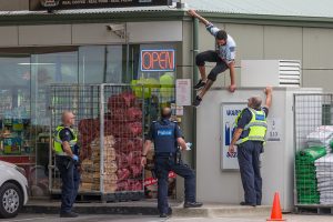 Roof-top stand-off with police after altercation