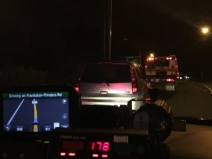 Engine blows during pursuit