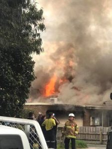 Injured in house fire