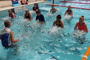 Step-by-step aqua cycling