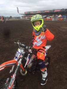 Logan’s a child prodigy rider
