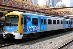 Train services meeting schedules