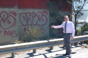 Graffiti promise broken: Aziz