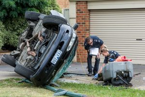 Gun ute pursuit ends with a bang