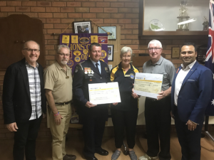 Lions Club donates $3450 to the community