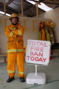 Thieves target fire ban signs