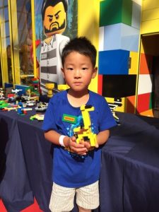 Little man builds LEGO future