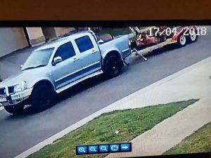 Reward for stolen excavator