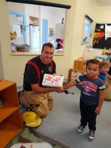 Kids support local firies