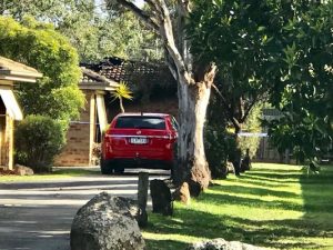 House ravaged by fire