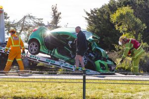 Man airlifted to hospital