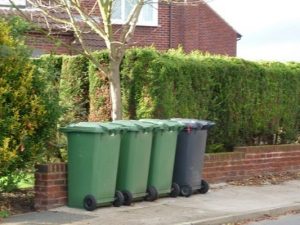Wheelie bin war