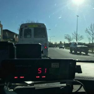 Speedy bus driver