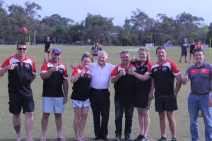 Libs kicking goals for Devon Meadows