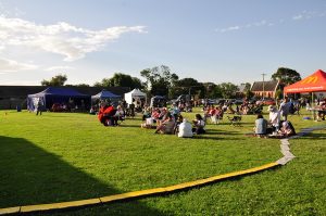 Rain clears for a night of carols