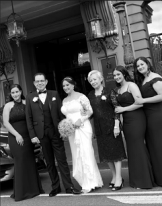 Sam ties the knot
