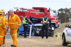 Collision leaves two in  hospital